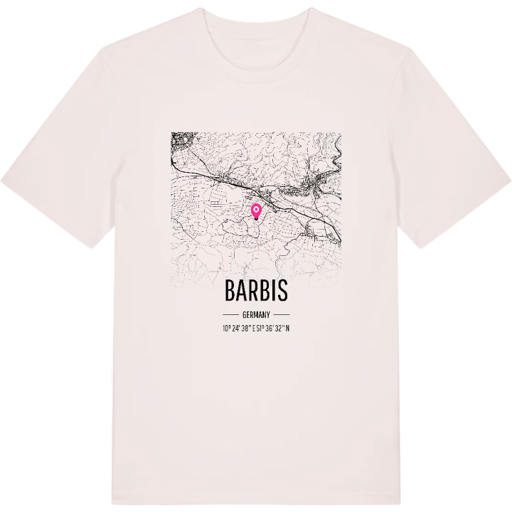 Barbis karta t-shirt – t-shirt från PinShirt
