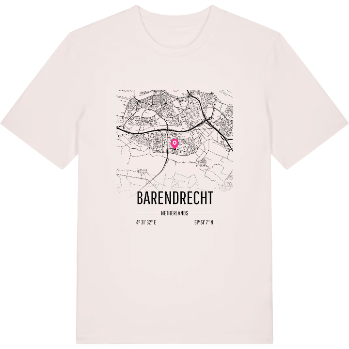 Barendrecht karta t-shirt – t-shirt från PinShirt