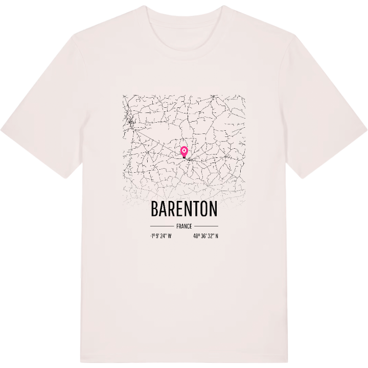 Barenton karta t-shirt – t-shirt från PinShirt