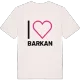 Jag älskar Barkan t-shirt stort tryck