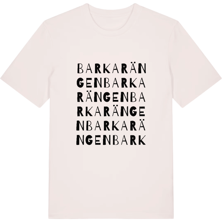 Barkarängen ordlek t-shirt – t-shirt från PinShirt