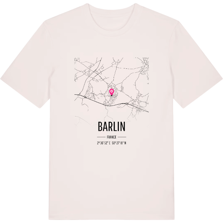 Barlin karta t-shirt – t-shirt från PinShirt