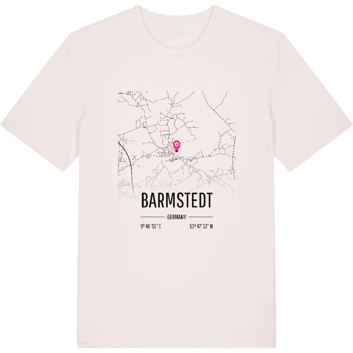 Barmstedt karta t-shirt – t-shirt från PinShirt