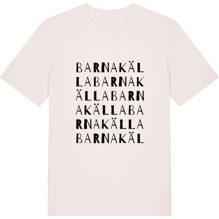 Barnakälla ordlek t-shirt – t-shirt från PinShirt
