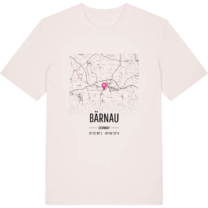 Bärnau karta t-shirt – t-shirt från PinShirt