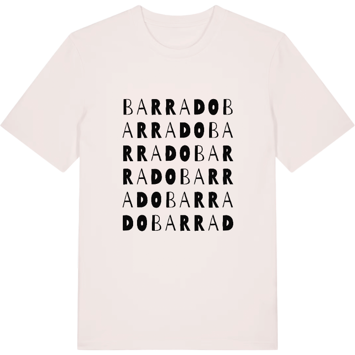 Barrado ordlek t-shirt – t-shirt från PinShirt
