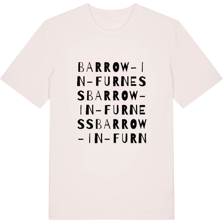 Barrow-in-Furness ordlek t-shirt – t-shirt från PinShirt
