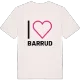 Jag älskar Barrud t-shirt stort tryck