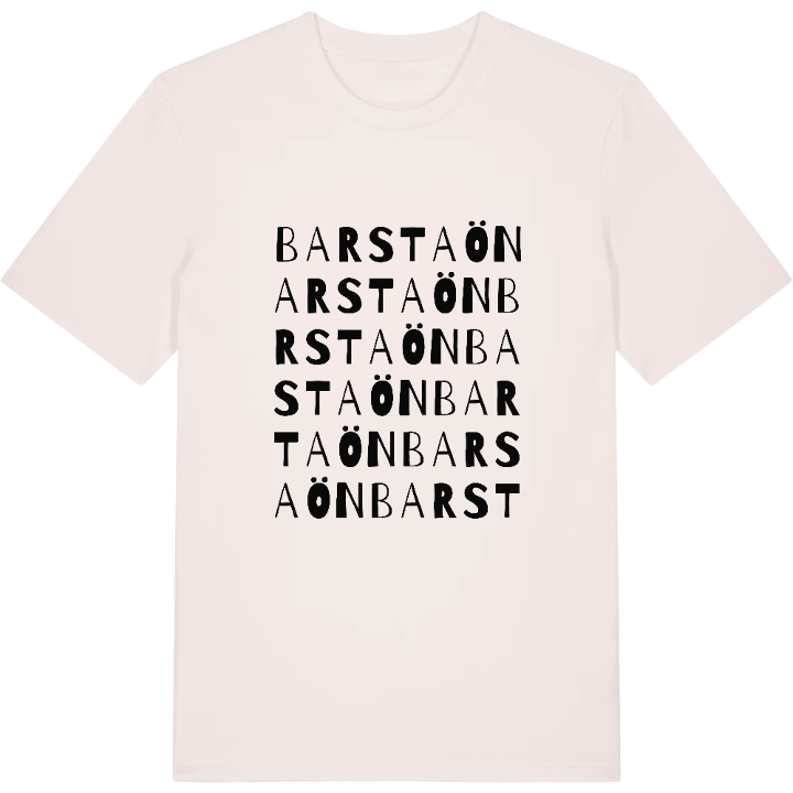 Barstaön ordlek t-shirt – t-shirt från PinShirt
