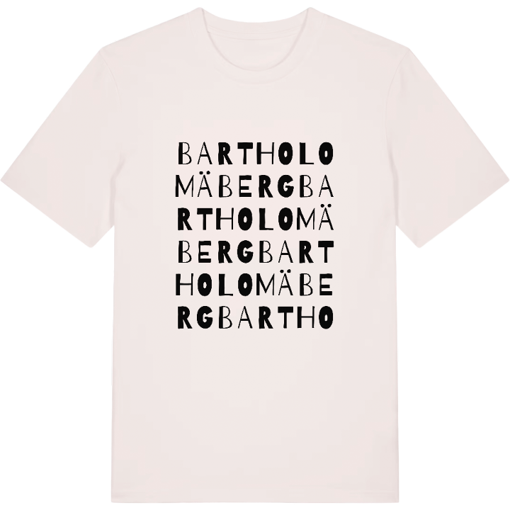 Bartholomäberg ordlek t-shirt – t-shirt från PinShirt