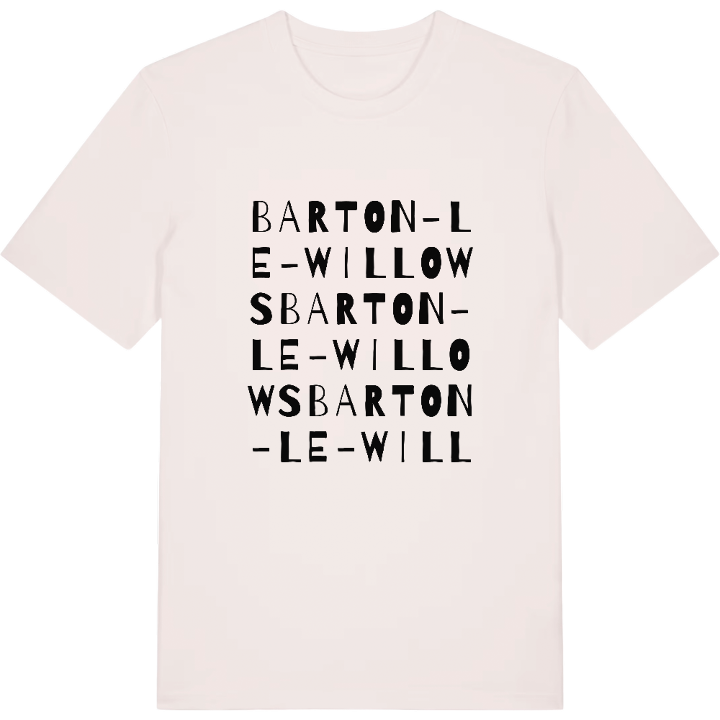 Barton-le-Willows ordlek t-shirt – t-shirt från PinShirt
