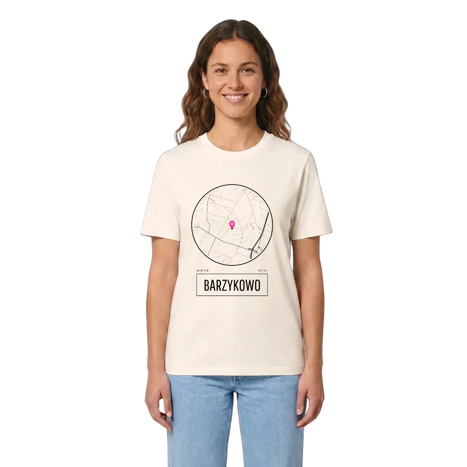 Barzykowo t-shirt – Vintage White, i miljö