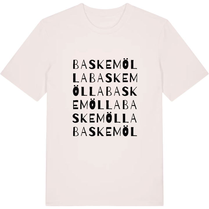 Baskemölla ordlek t-shirt – t-shirt från PinShirt