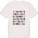 Baskenäsmon ordlek t-shirt