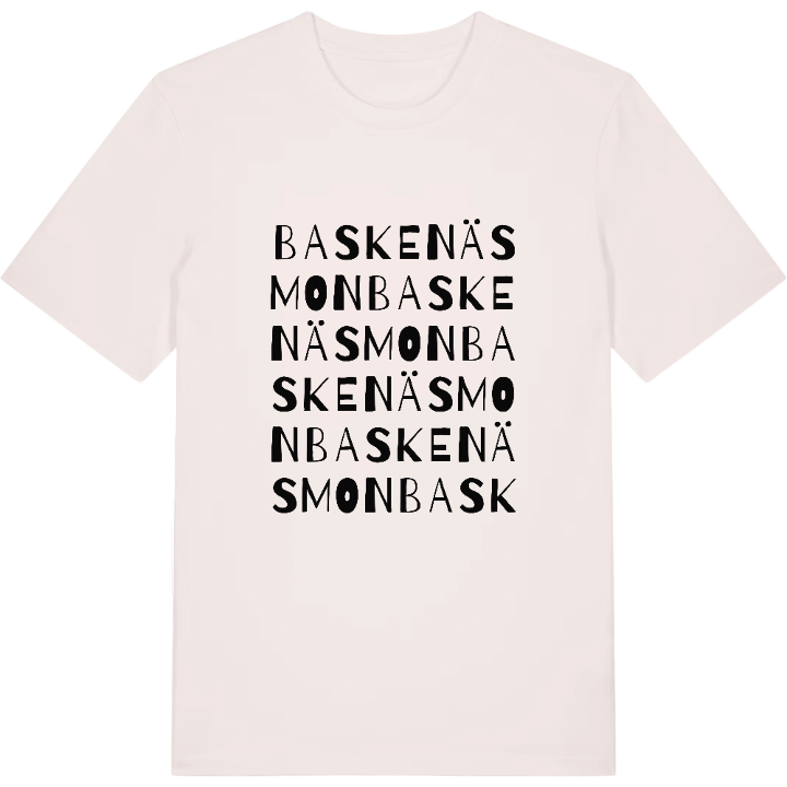 Baskenäsmon ordlek t-shirt – t-shirt från PinShirt