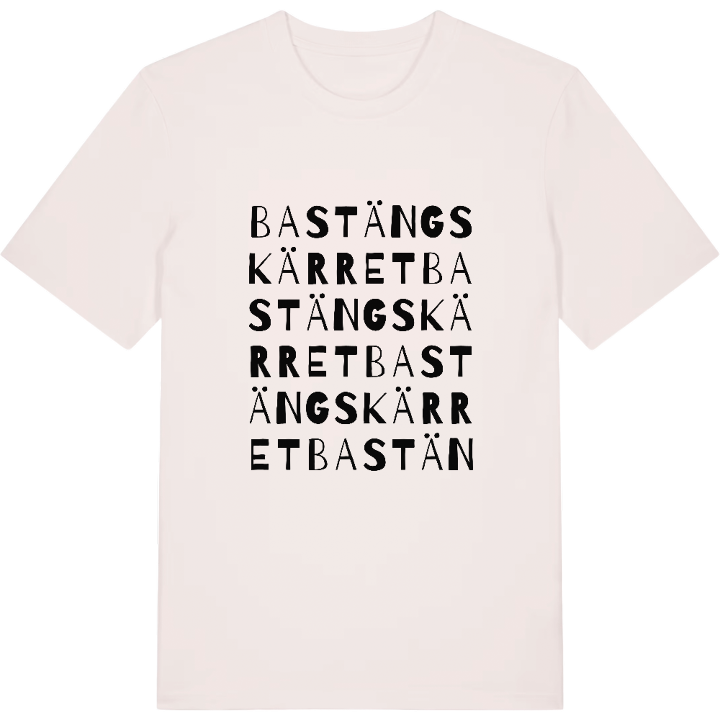 Bastängskärret ordlek t-shirt – t-shirt från PinShirt