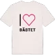 Jag älskar Bästet t-shirt stort tryck