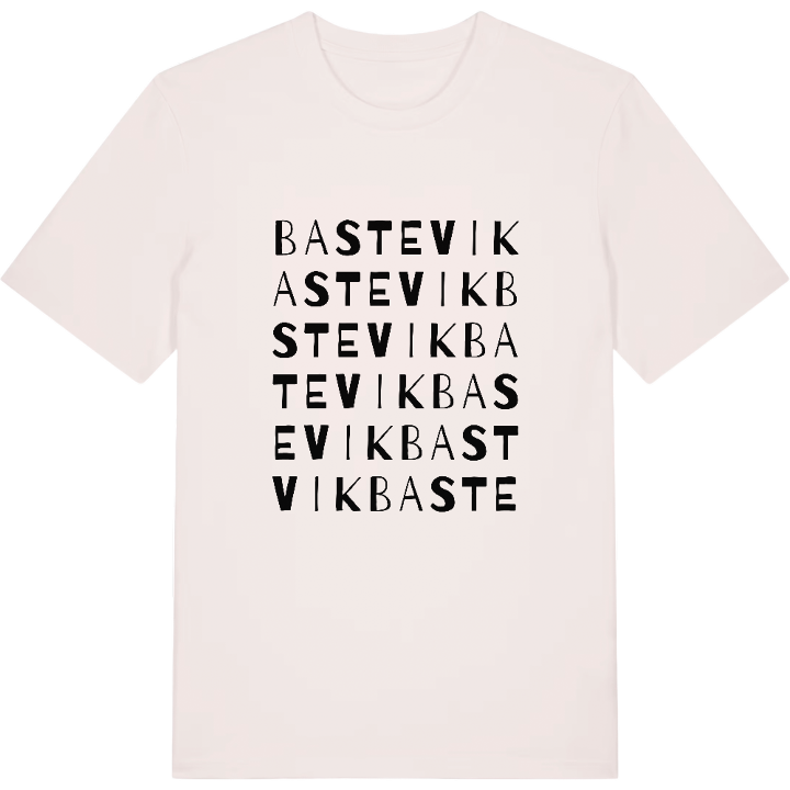 Bastevik ordlek t-shirt – t-shirt från PinShirt