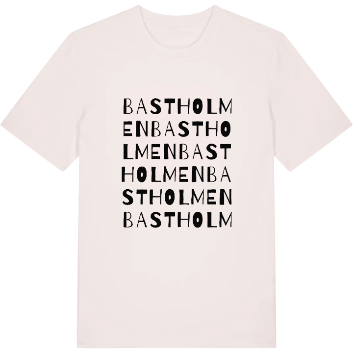 Bastholmen ordlek t-shirt – t-shirt från PinShirt