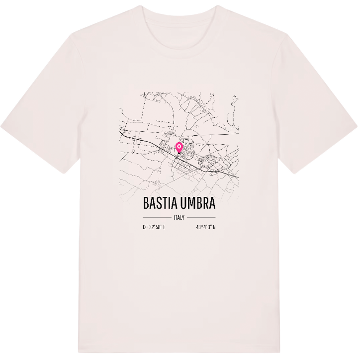 Bastia Umbra karta t-shirt – t-shirt från PinShirt