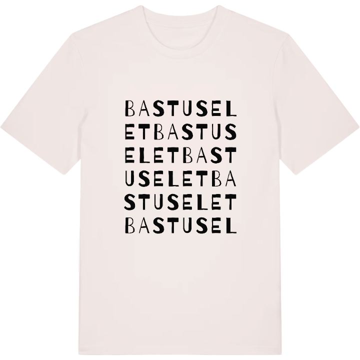 Bastuselet ordlek t-shirt – t-shirt från PinShirt