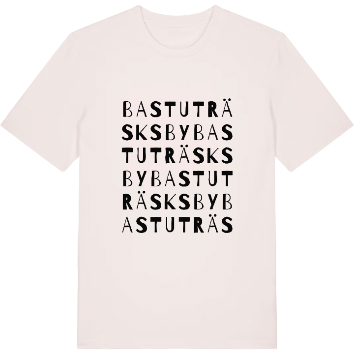 Bastuträsks by ordlek t-shirt – t-shirt från PinShirt