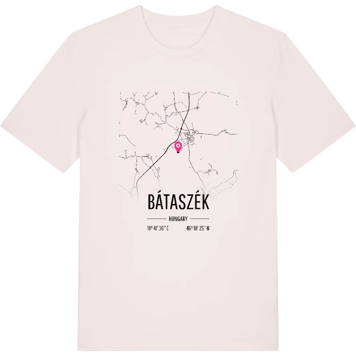 Bátaszék karta t-shirt – t-shirt från PinShirt