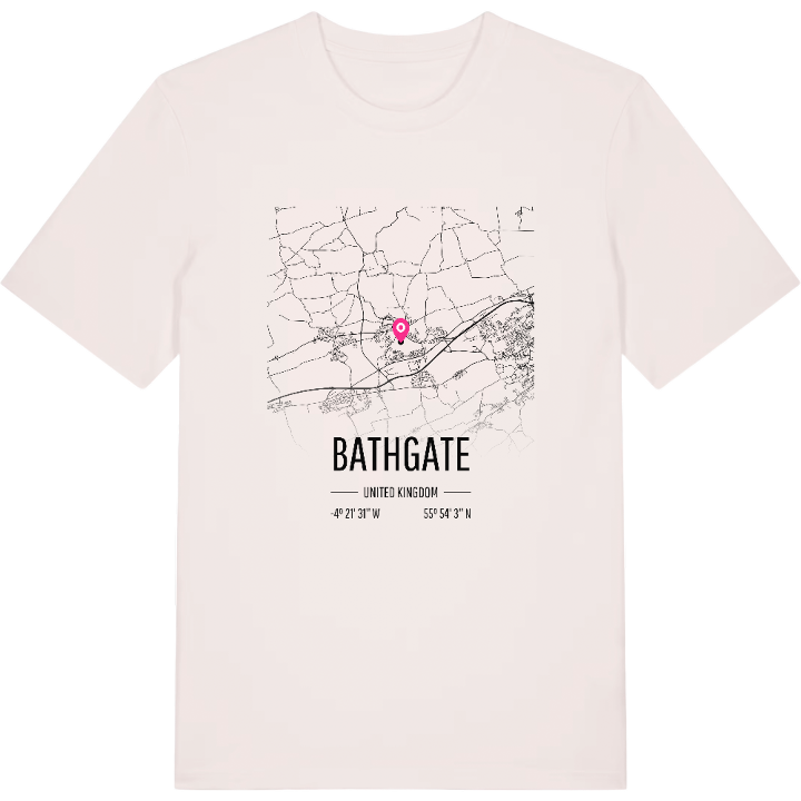 Bathgate karta t-shirt – t-shirt från PinShirt