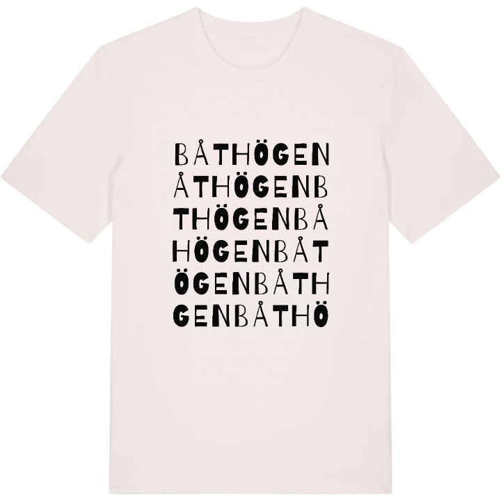 Båthögen ordlek t-shirt – t-shirt från PinShirt
