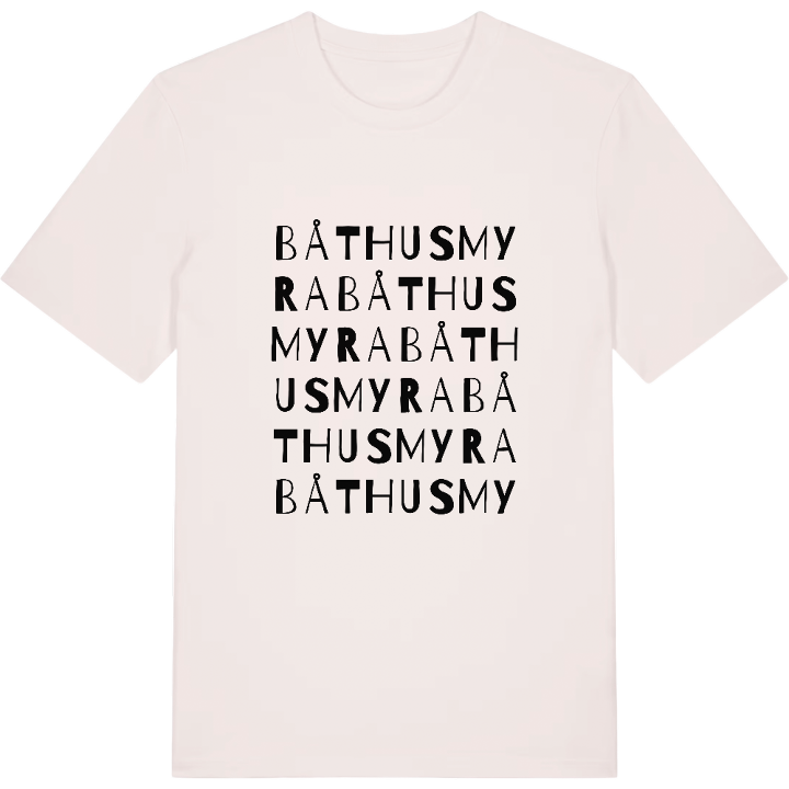 Båthusmyra ordlek t-shirt – t-shirt från PinShirt