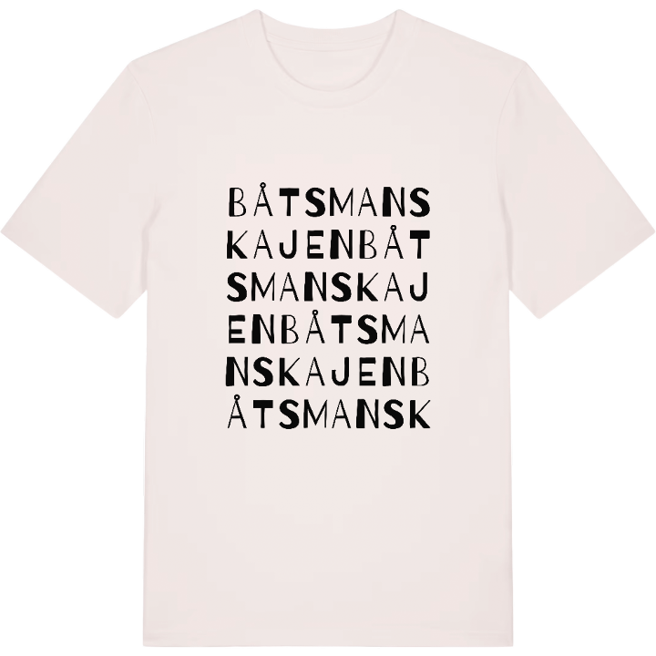 Båtsmanskajen ordlek t-shirt – t-shirt från PinShirt