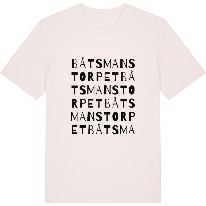 Båtsmanstorpet ordlek t-shirt – t-shirt från PinShirt