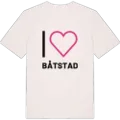 Jag älskar Båtstad t-shirt stort tryck