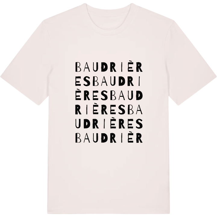 Baudrières ordlek t-shirt – t-shirt från PinShirt