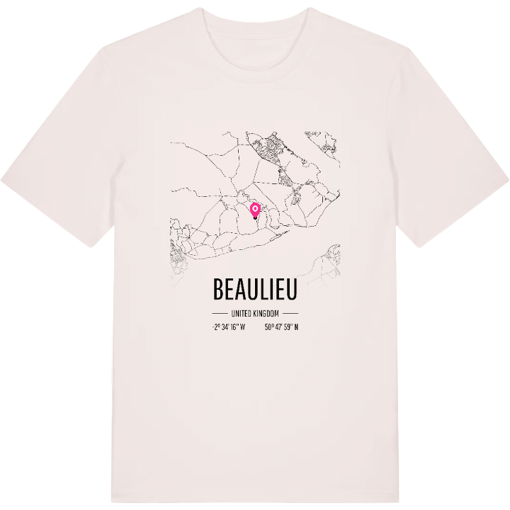 Beaulieu karta t-shirt – t-shirt från PinShirt