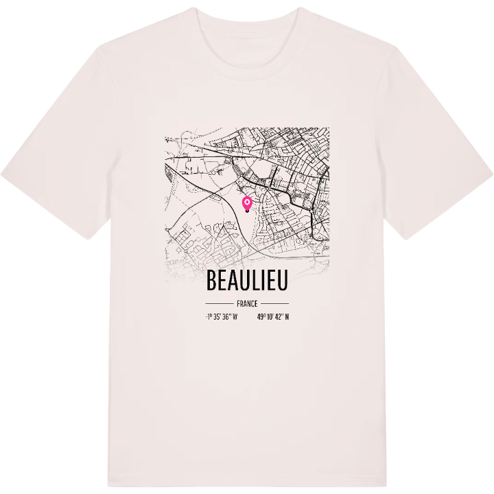 Beaulieu karta t-shirt – t-shirt från PinShirt