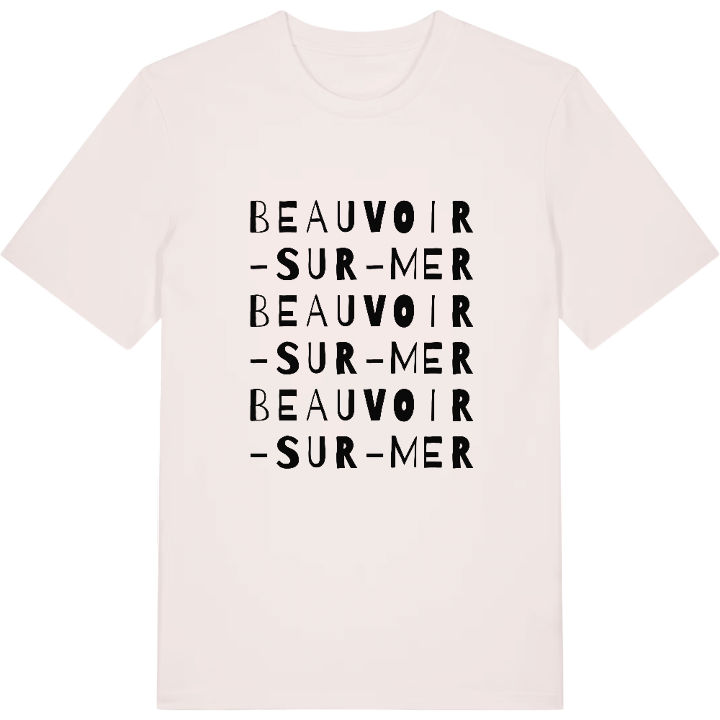 Beauvoir-sur-Mer ordlek t-shirt – t-shirt från PinShirt