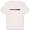 Beckermet fetstil t-shirt