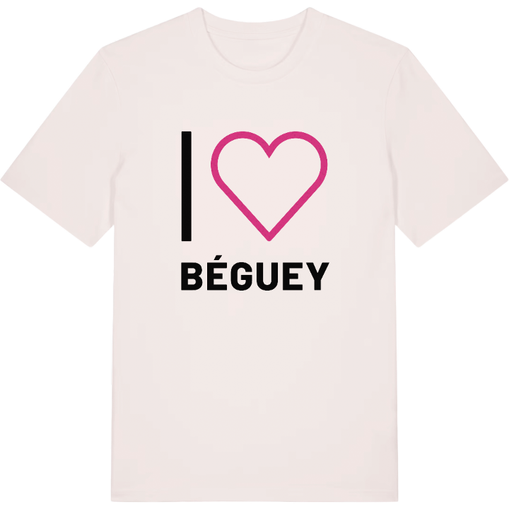 Jag älskar Béguey t-shirt stort tryck – t-shirt från PinShirt