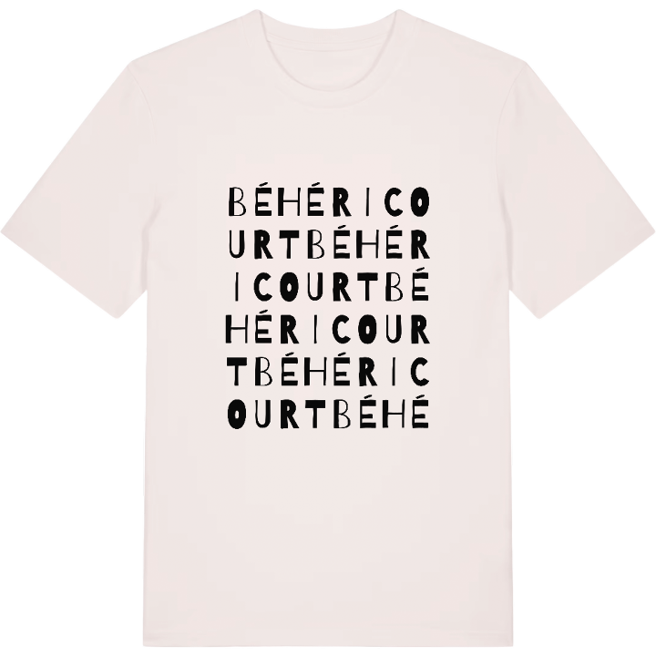Béhéricourt ordlek t-shirt – t-shirt från PinShirt