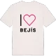 Jag älskar Bejís t-shirt stort tryck
