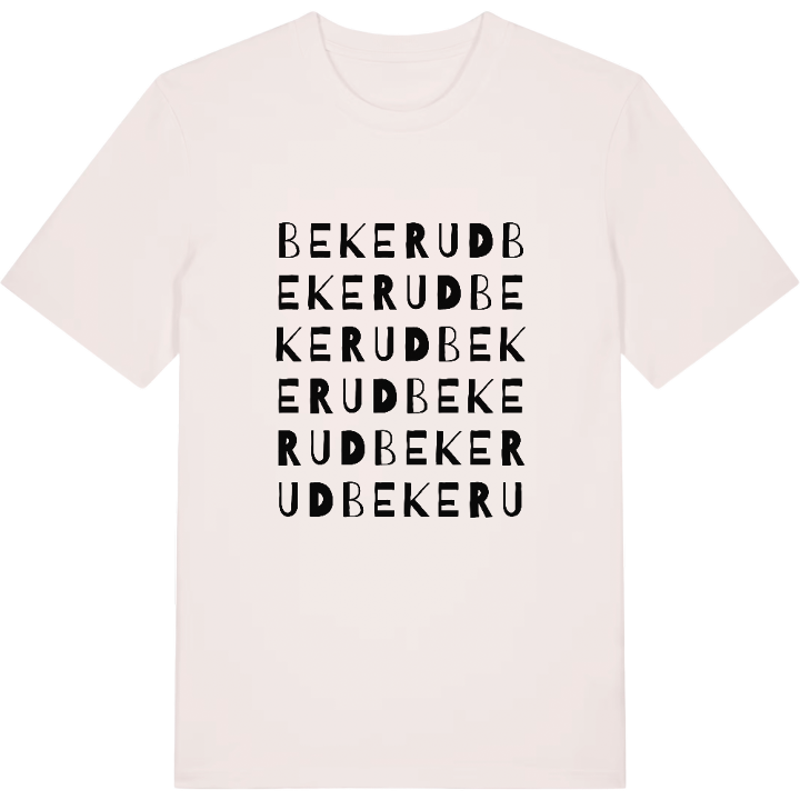 Bekerud ordlek t-shirt – t-shirt från PinShirt