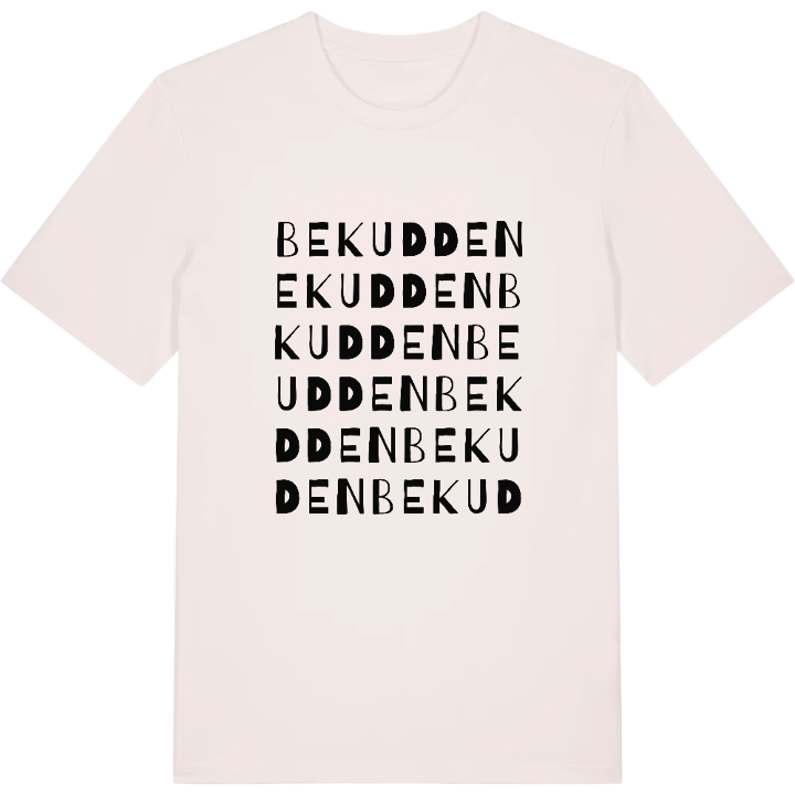 Bekudden ordlek t-shirt – t-shirt från PinShirt