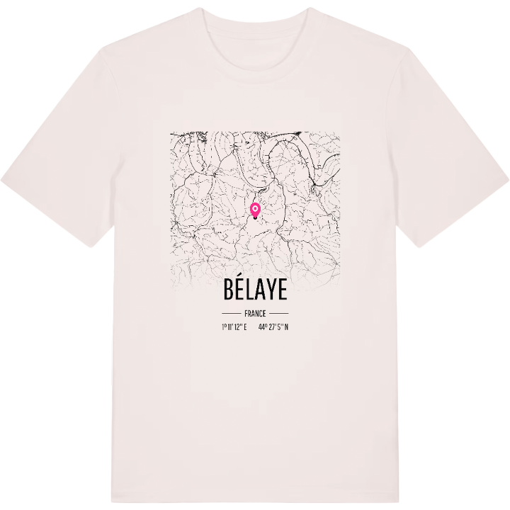 Bélaye karta t-shirt – t-shirt från PinShirt