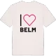 Jag älskar Belm t-shirt stort tryck