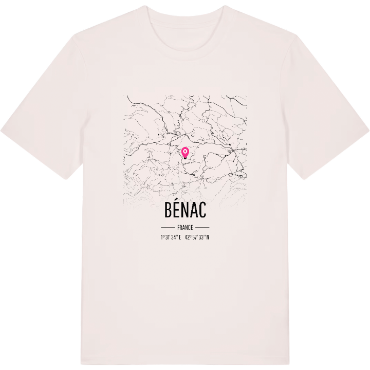 Bénac karta t-shirt – t-shirt från PinShirt