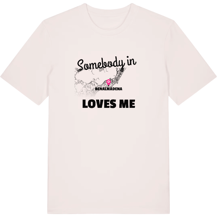 Någon i Benalmádena älskar mig t-shirt – t-shirt från PinShirt