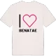 Jag älskar Benatae t-shirt stort tryck