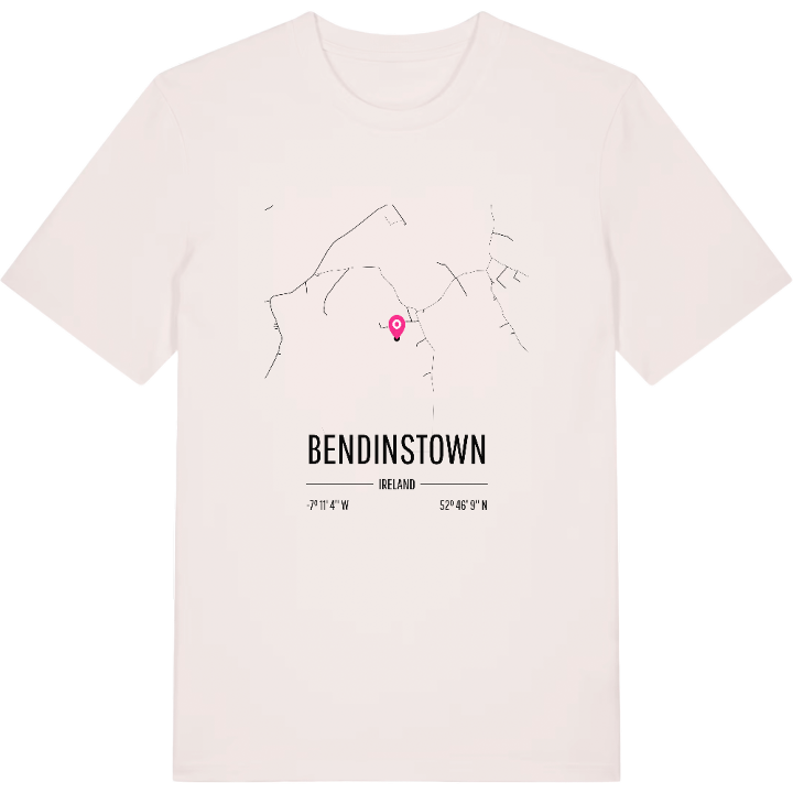 Bendinstown karta t-shirt – t-shirt från PinShirt