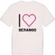 Jag älskar Berango t-shirt stort tryck
